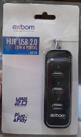 HUB USB 2.0  4 PORTAS