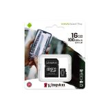 CARTAO DE MEMORIA MICRO SD 16GB KINGSTON CLASSE 10 100MB/S CANVAS SELECT PLUS