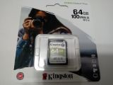 CARTAO DE MEMORIA SD 64GB KINGSTON CLASSE 10 100MB/S CANVAS SELECT PLUS