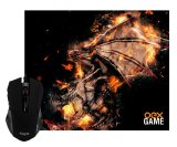 MOUSE USB COM FIO GAMER OEX MC102 COM MOUSE PAD ARENA