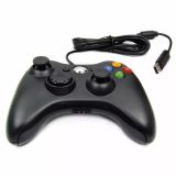 CONTROLE JOYSTICK XBOX 360 / PC COM FIO PRETO DIVERSOS