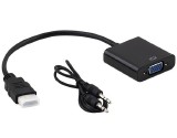 CONVERSOR HDMI M X VGA F COM AUDIO