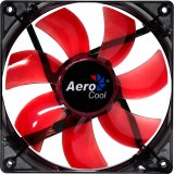 COOLER FAN AEROCOOL 12CM LIGHTNING VERMELHO