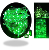 FIO CORDAO DE LED DECORATIVO VERDE USB