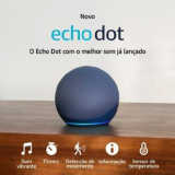 ALEXA ECHO DOT SMART SPEAKER COM ALEXA (5 GERAÇÃO) AZUL