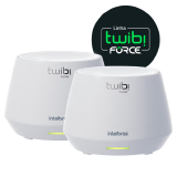 KIT ROTEADOR TWIBI FORCE MESH INTELBRAS GIGA DUAL BAND WIFI 6 AX 1500