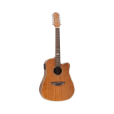 VIOLAO ELETROACÚSTICO AÇO FOLK SD220C 12 CORDAS STRINBERG MAHOGANY