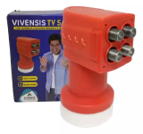 LNBF QUADRUPLO VERMELHO VIVENSIS TV SAT