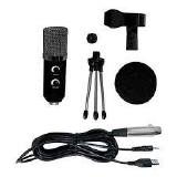 KIT MICROFONE CONDENSADOR P2 C/ ALIMENTAÇÃO USB SOUNDVOICE LITE SOUND CASTING 800