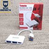 ADAPTADOR C/2 USB 3.0 E USB TIPO C  TOMATE MST-006