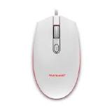 MOUSE GAMER MULTILASER 2400DPI LED 7 CORES BRANCO MO299