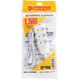 EXTENSAO ELETRICA 1.5M  BIPOLAR  3 TOMADAS 10A BRANCA