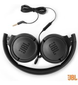 FONE DE OUVIDO JBL T500 PRETO COM FIO