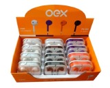 FONE DE OUVIDO OEX COLORMOOD FN204 LARANJA