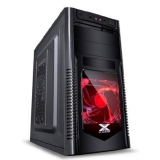 GABINETE GAMER VINIK ORION 2 BAIAS LED VERMELHO