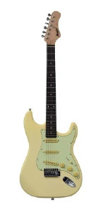 GUITARRA MEMPHIS MG30 STRATOCASTER WHITE SATIN