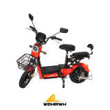 BICICLETA ELETRICA HAWK  HW 500 PRIME LARANJA - BATERIA 48V 12AH 45 KM AUTONOMIA