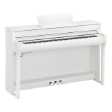 PIANO DIGITAL YAMAHA CLAVINOVA CLP-725 COM MÓVEL BRANCO