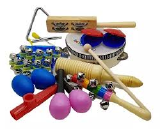 KIT CONJUNTO PERCUSSÃO BANDINHA 01 VANGUARDA 15 PEÇAS