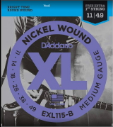 JOGO DE CORDAS PARA GUITARRA NICKEL WOUND DADDARIO EXL115-B 011-049