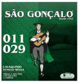 JOGO DE CORDAS PARA CAVAQUINHO TENSÃO MÉDIA SÃO GONÇALO