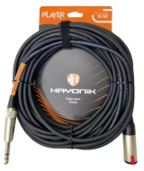 CABO EXTENSOR HAYONIK P10 FEMEA X P10 MACHO PLAYER 10M COM TRAVA 81894