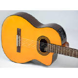 VIOLAO ELETROACUSTICO NYLON TAKAMINE GC6CE N TP4T