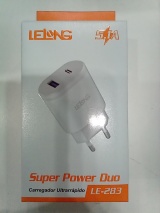 FONTE CARREGADOR USB E USB TIPO C 5.1A LELONG LE 283