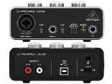 INTERFACE DE ÁUDIO USB BEHRINGER U-PHORIA UM2