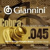 JOGO DE CORDAS BAIXOLAO 4 CORDAS .045 BRONZE GIANNINI GEEBASF