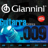 JOGO DE CORDAS GUITARRA .009 GIANNINI GEEGST9