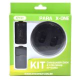 KIT 2 BATERIAS E CARREGADOR PARA CONTROLE XBOX-ONE KP-5128A