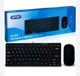 KIT MOUSE E TECLADO COM FIO KNUP TE 122