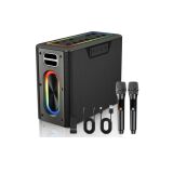 CAIXA DE SOM PORTATIL KARAOKE LELONG LE-929