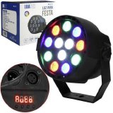 MINI CANHÃO STROBO 12 LED RGB