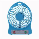 MINI VENTILADOR PORTÁTIL RECARREGÁVEL KNUP KP-9006 AZUL