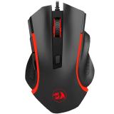 MOUSE USB COM FIO GAMER REDRAGON M606 NOTHOSAUR 3200DPI PRETO E VERMELHO