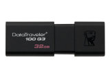 PEN DRIVE 32GB KINGSTON PRETO DT100G3 USB 3.0/2.0