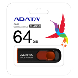 PEN DRIVE 64GB ADATA C008 PRETO