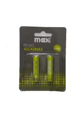 PILHA ALCALINA AAA C/2 MAX