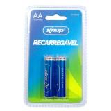 PILHA RECARREGAVEL AA C/2 2700MAH KNUP KP2800AA