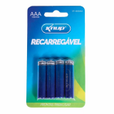 PILHA RECARREGAVEL AAA C/4 1100MAH KNUP KP4800AAA