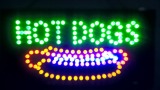 PLACA LED HOT DOGS