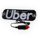 PLACA UBER / TAXI / 99  LED