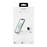 POWER BANK MAGNÉTICO COM INDUÇÃO BRANCO 5 EM 1 10.000mAh IWILL 2149