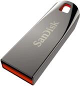 PEN DRIVE 32GB SANDISK CRUZER FORCE PRATA