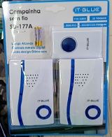 CAMPAINHA SEM FIO COM DOIS MODELOS INTERNOS IT BLUE SD-177A