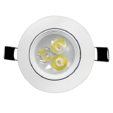 SPOT LED EMBUTIR 3W SP 24 3000K TASCHIBRA