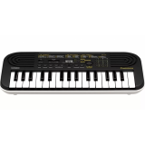 TECLADO MUSICAL INFANTIL CASIOTONE PRETO E BRANCO SA-51H2