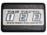 TAG TÁCTIL 3 TECLAS LINEAR-HCS 433MHZ